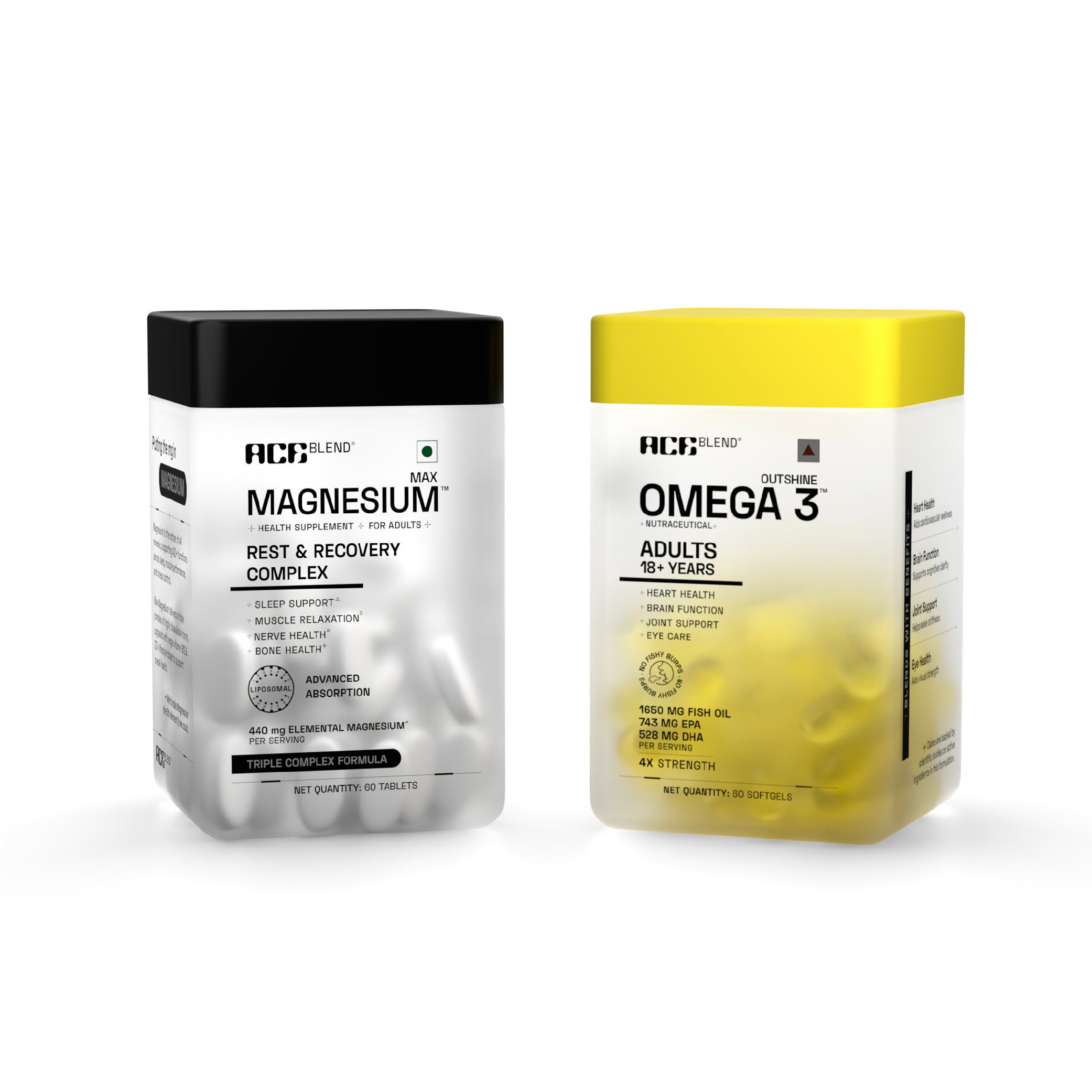 Outshine Omega 3 + Max Magnesium Super Combo
