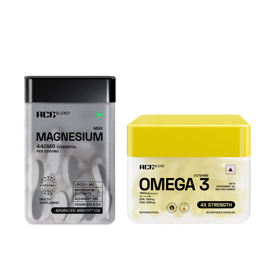 Outshine Omega 3 + Max Magnesium Super Combo