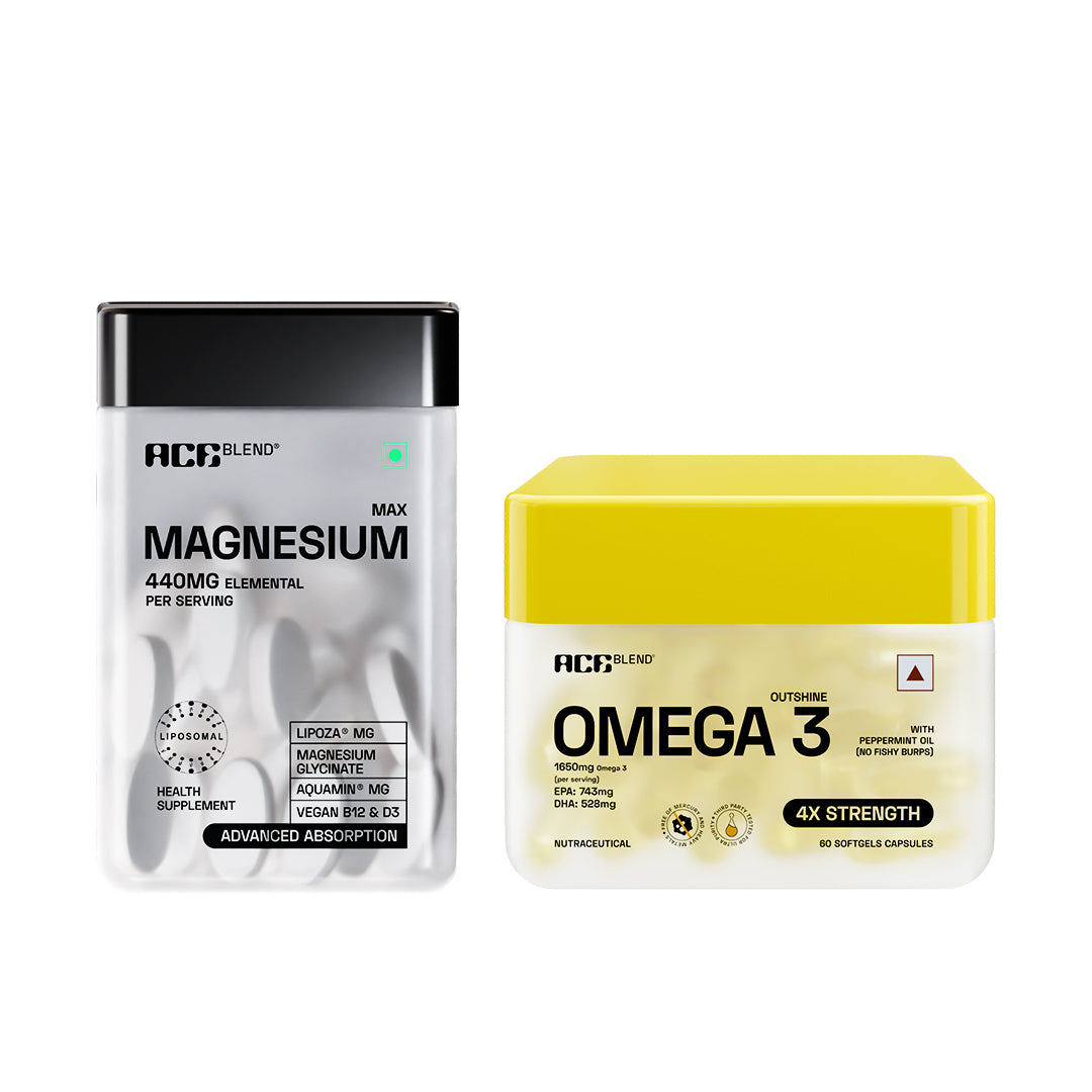 Outshine Omega 3 + Max Magnesium Super Combo