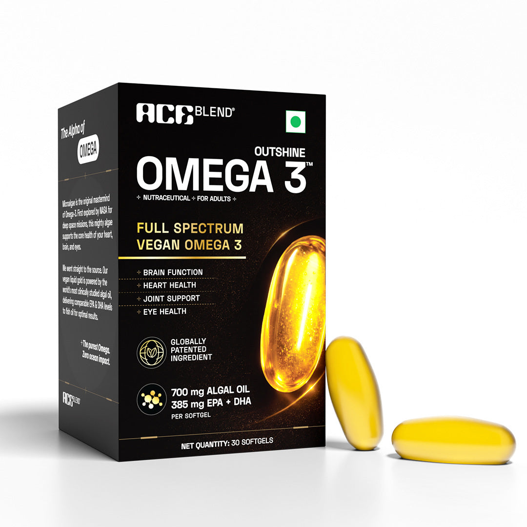 Ace Blend Outshine Vegan Omega-3 | EPA & DHA from Algal Oil